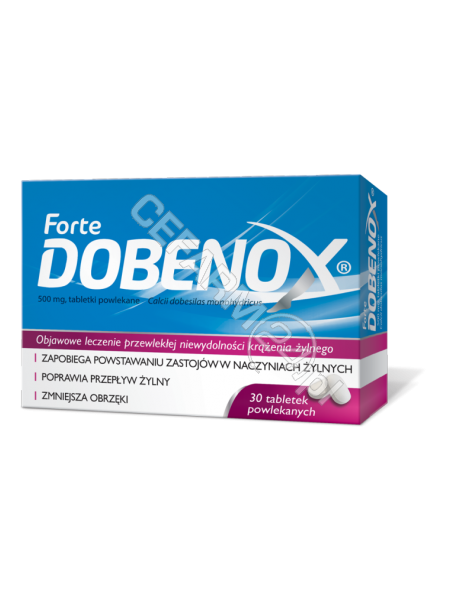 HASCO-LEK Dobenox forte 500 mg x 30 tabl powlekanych