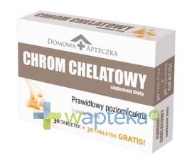 DOMOWA APTECZKA Domowa Apteczka Chrom chelatowy 60 tabletek