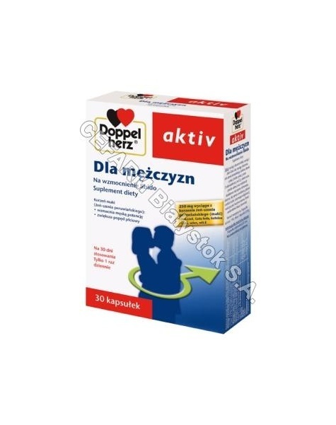 QUEISSER Doppel herz aktiv dla mężczyzn x 30 kaps