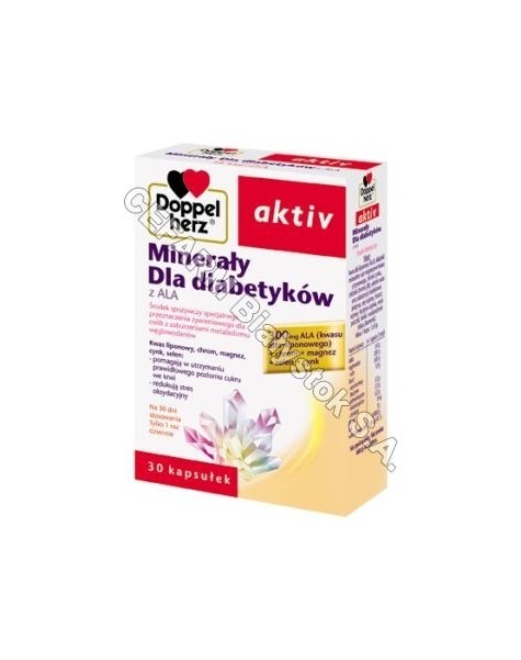 QUEISSER Doppel herz aktiv minerały dla diabetyków x 30 kaps