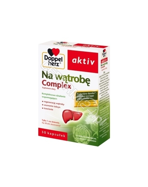 QUEISSER Doppel herz aktiv na wątrobę complex x 30 kaps