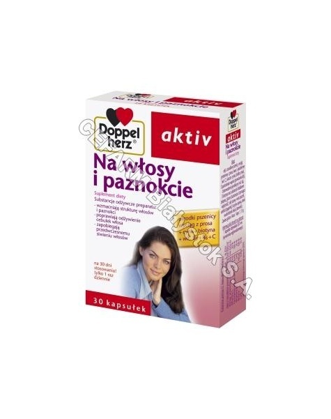 QUEISSER Doppel herz aktiv na włosy i paznokcie x 30 kaps