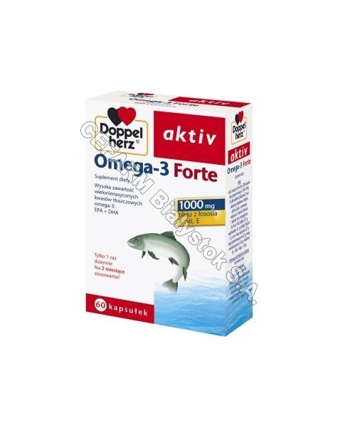 QUEISSER Doppel herz aktiv omega-3 forte x 60 kaps