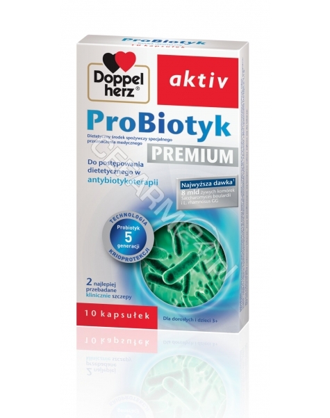 QUEISSER Doppel herz aktiv probiotyk premium x 10 kaps