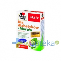 QUEISSER PHARMA GMBH & CO. DoppelHerz aktiv Dla diabetyków + Morwa - 40 tabletek