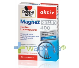 QUEISSER PHARMA GMBH & CO. Doppelherz aktiv Magnez Retard 400 30 tabletek