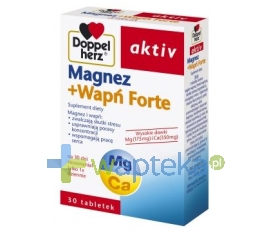 QUEISSER PHARMA GMBH & CO. Doppelherz Aktiv Magnez+Wapn Forte 30 kapsułek