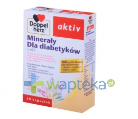 QUEISSER PHARMA GMBH & CO. Doppelherz Aktiv Minerały dla diabetyków 30 kapsułek