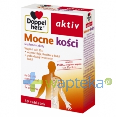 QUEISSER PHARMA GMBH & CO. DoppelHerz Aktiv MOCNE KOŚCI 30 tabletek