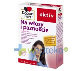 QUEISSER PHARMA GMBH & CO. Doppelherz Aktiv Na włosy i paznokcie 30 kapsułek