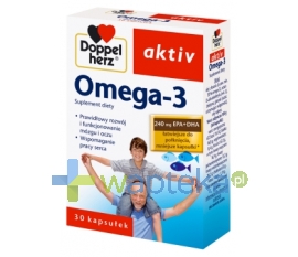 QUEISSER PHARMA GMBH & CO. Doppelherz aktiv Omega-3 30 kapsułek