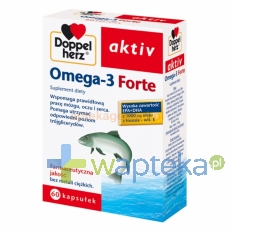 QUEISSER PHARMA GMBH & CO. DoppelHerz Aktiv Omega-3 Forte 60 kapsułek