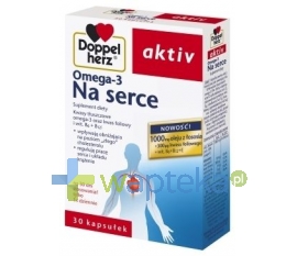 QUEISSER PHARMA GMBH & CO. Doppelherz Aktiv Omega-3 na serce 30 kapsułek