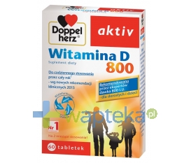 QUEISSER PHARMA GMBH & CO. Doppelherz aktiv Witamina D-800 60 tabletek