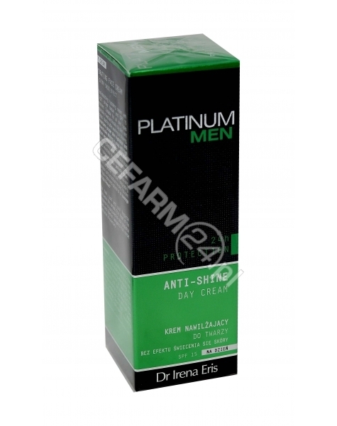 DR IRENA ERIS Dr irena eris platinum men 24h protection anti-shine day cream - krem nawilżający do twarzy spf 15 50 ml