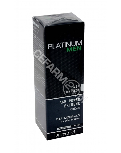 DR IRENA ERIS Dr irena eris platinum men age control age power extreme cream - krem ujędrniający dla skóry dojrzałej na dzień i noc 50 ml