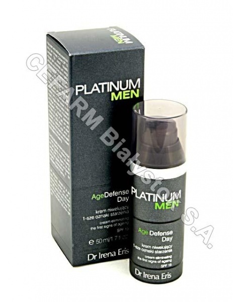 DR IRENA ERIS Dr irena eris platinum men agedefense day - krem niwelujący 1-sze oznaki starzenia 50 ml