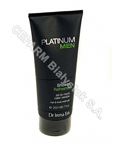 DR IRENA ERIS Dr irena eris platinum men shower refresher - żel do mycia ciała i włosów 200 ml