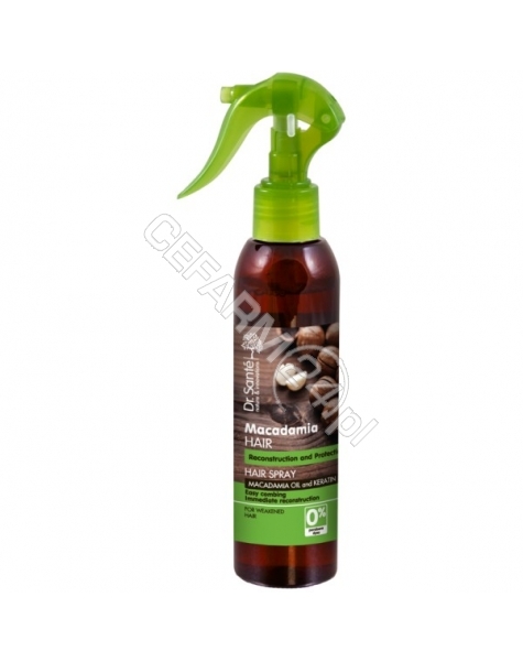 ELFA PHARM Dr. Santé spray do włosów ułatwiający rozczesywanie z olejem macadamia i keratyną 150 ml