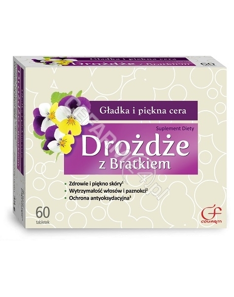 COLFARM Drożdże z bratkiem x 60 tabl