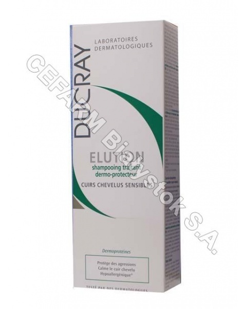 DUCRAY Ducray elution - szampon dermatologiczny do wrażliwej skóry głowy 300 ml