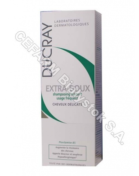 DUCRAY Ducray extra doux - łagodny szampon nawilżający do częstego stosowania 300 ml