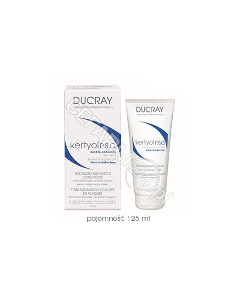 DUCRAY Ducray kertyol P.S.O.- szampon hamujący plackowate łuszczenie skóry głowy (łupież o ciężkim przebiegu, łuszczyca) 125 ml