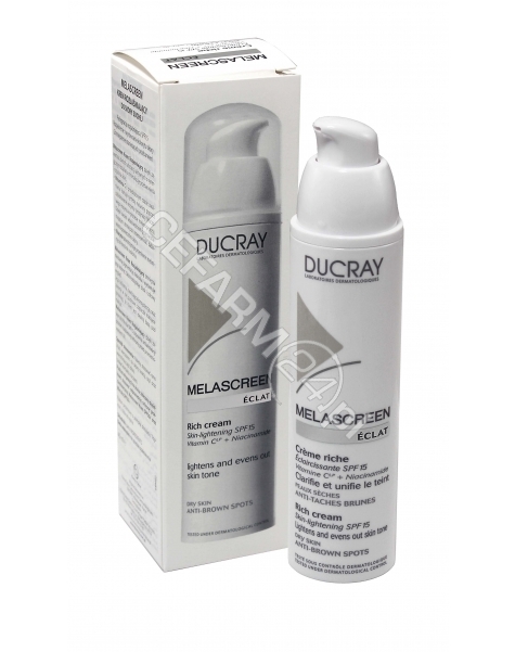 DUCRAY Ducray melascreen krem rozjaśniający na przebarwienia spf 15 riche 40 ml
