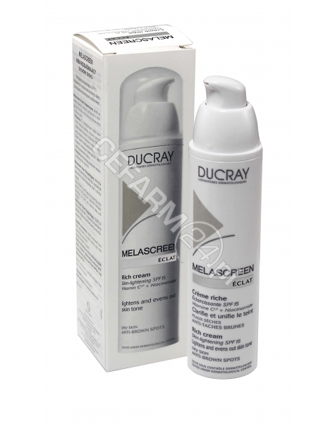 DUCRAY Ducray melascreen krem rozjaśniający na przebarwienia spf 15 riche 40 ml