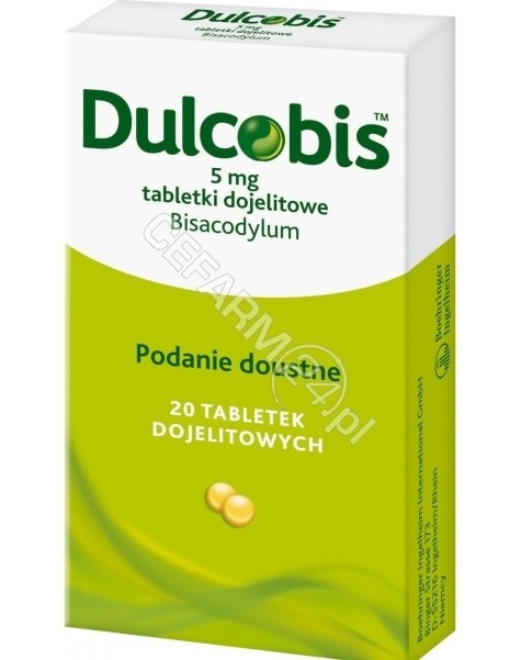 BOEHRINGER INGELHEIM Dulcobis 5 mg x 20 tabl dojelitowych