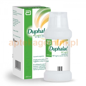 ABBOTT Duphalac Lactulosum, syrop na zaparcia, 200ml