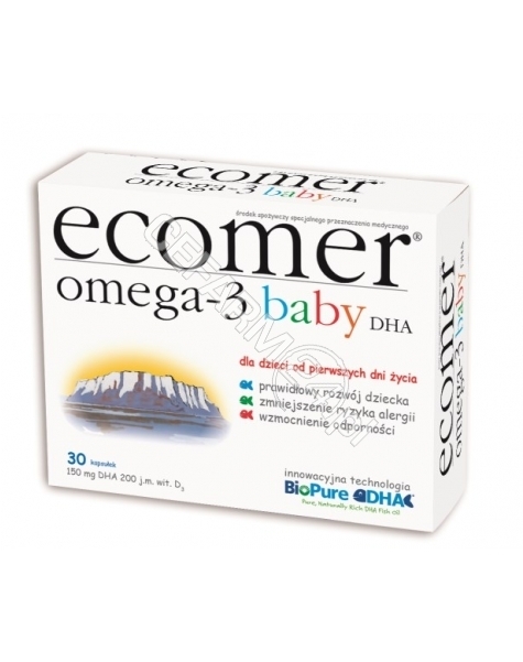 KROTEX-POLAN Ecomer omega-3 baby DHA x 30 kaps