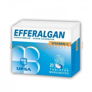 BRISTOL MYERS Efferalgan 330mg z witaminą C, 20 tabletek musujących