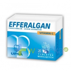UPSA LABORATOIRES Efferalgan Vitamin C 20 tabletek musujących