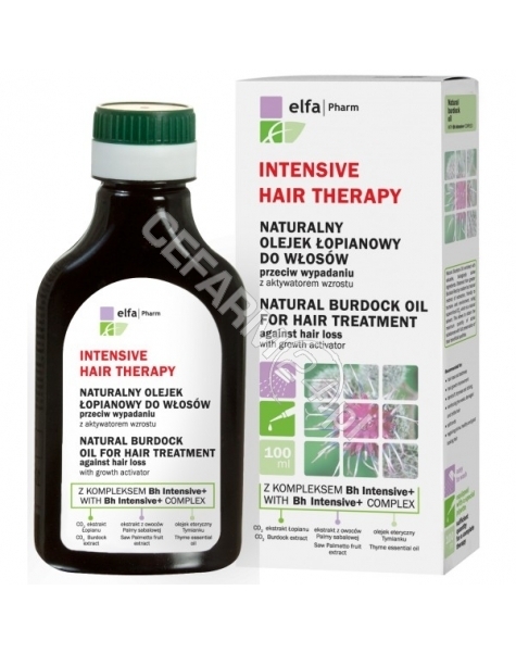 ELFA PHARM Elfa Pharm Intensive Hair Therapy naturalny olejek łopianowy do włosów 100 ml