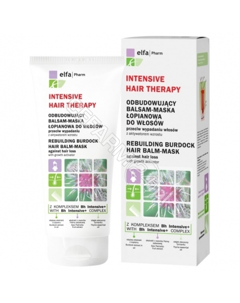 ELFA PHARM Elfa Pharm Intensive Hair Therapy odbudowujący balsam-maska łopianowa do włosów 200 ml