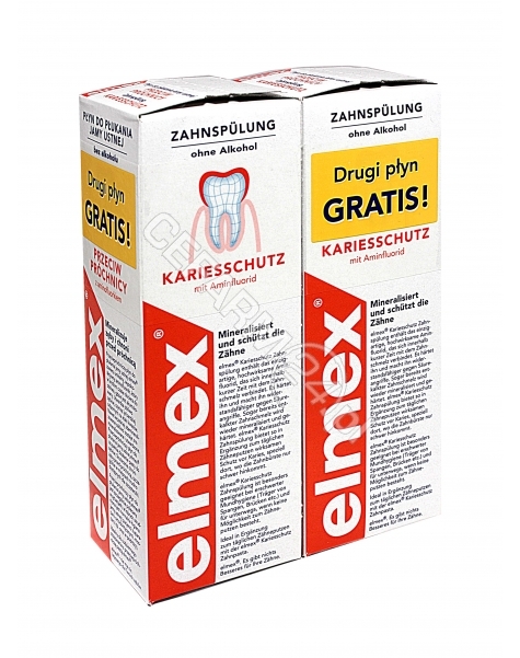 GABA Elmex płyn do płukania jamy ustnej 2x400 ml (duopack)