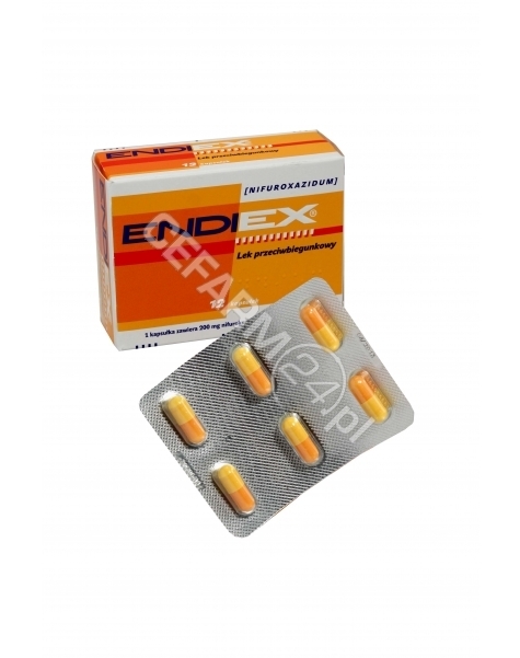 ZENTIVA Endiex - nifuroksazyd 200 mg x 12 kaps