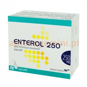 BIOCODEX Enterol, 250mg, 20 kapsułek