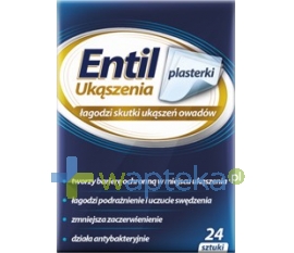 AFLOFARM FARMACJA POLSKA SP. Z O.O. ENTIL UKĄSZENIA Plasterki 24 sztuki