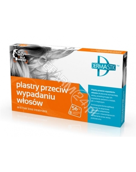 EQUALAN Equalan Dermastic plastry przeciw wypadaniu włosów x 56 szt