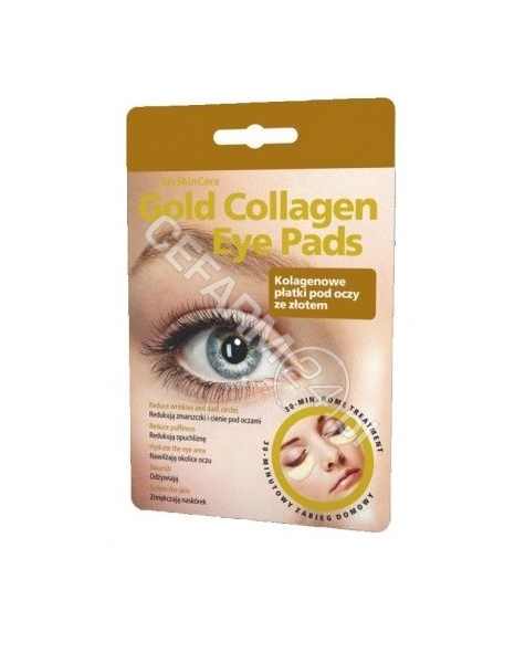 EQUALAN Equalan glyskincare gold collagen eye pads kolagenowe płatki pod oczy ze złotem 2 szt