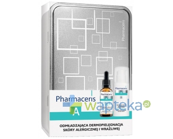 PHARMACERIS ERIS PHARMACERIS A Zestaw KONCENTRAT Z WIT.E 8% wygładzająco-regenerujący E–SENSILIX 30ml + PEPTYDOWY Krem napinająco-ujędrniający SPF 20 SENSI-RELASTINE-E 50ml