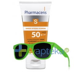 PHARMACERIS ERIS PHARMACERIS S Hydrolipidowy Krem Ochronny do twarzy dla dorosłych i dzieci SPF50+ 50ml + okulary przeciwsłoneczne GRATIS