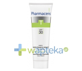 PHARMACERIS ERIS PHARMACERIS T SEBO-MOISTATIC krem nawilżająco-kojący do twarzy SPF 30 w trakcie i po kuracjach przeciwtrądzikowych 50 ml