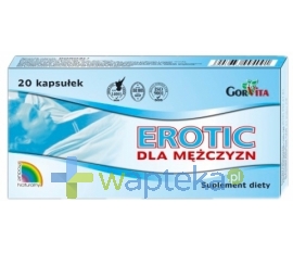 GORVITA PPHU Erotic dla mężczyzn 20 kapsułek
