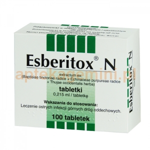 ORKLA HEALTH AS Esberitox N, 100 tabletek OKAZJA