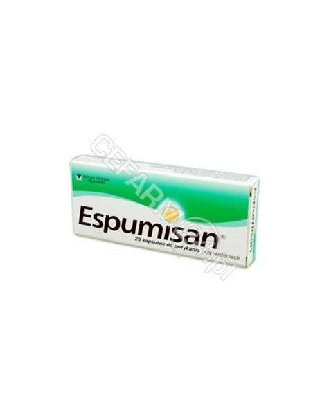 BERLIN-CHEMI Espumisan 40 mg x 25 kaps