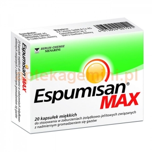 BERLIN CHEMIE Espumisan MAX, 20 kapsułek