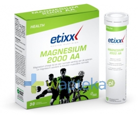 OMEGA PHARMA POLAND SP Z OO Etixx Magnesium 2000 AA 30 tabletek musujących